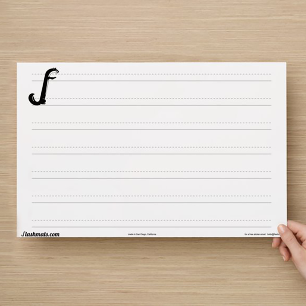 Learn Cursive ABCs Placemat