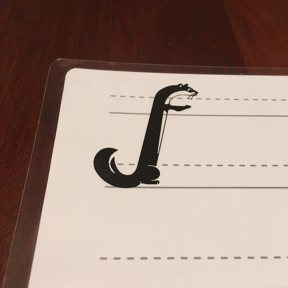 Learn Cursive ABCs Placemat