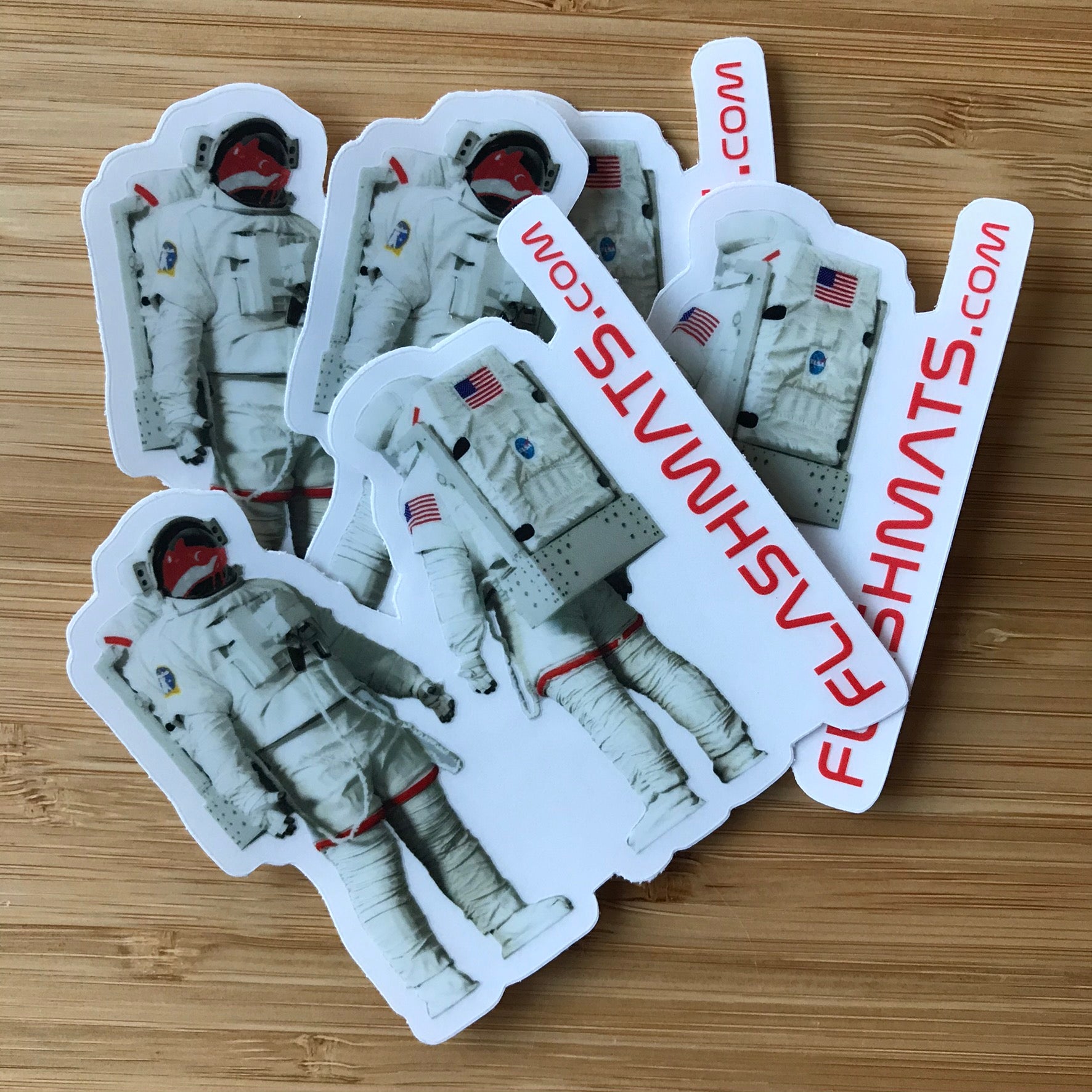 Flashstronaut Sticker 3-Pack