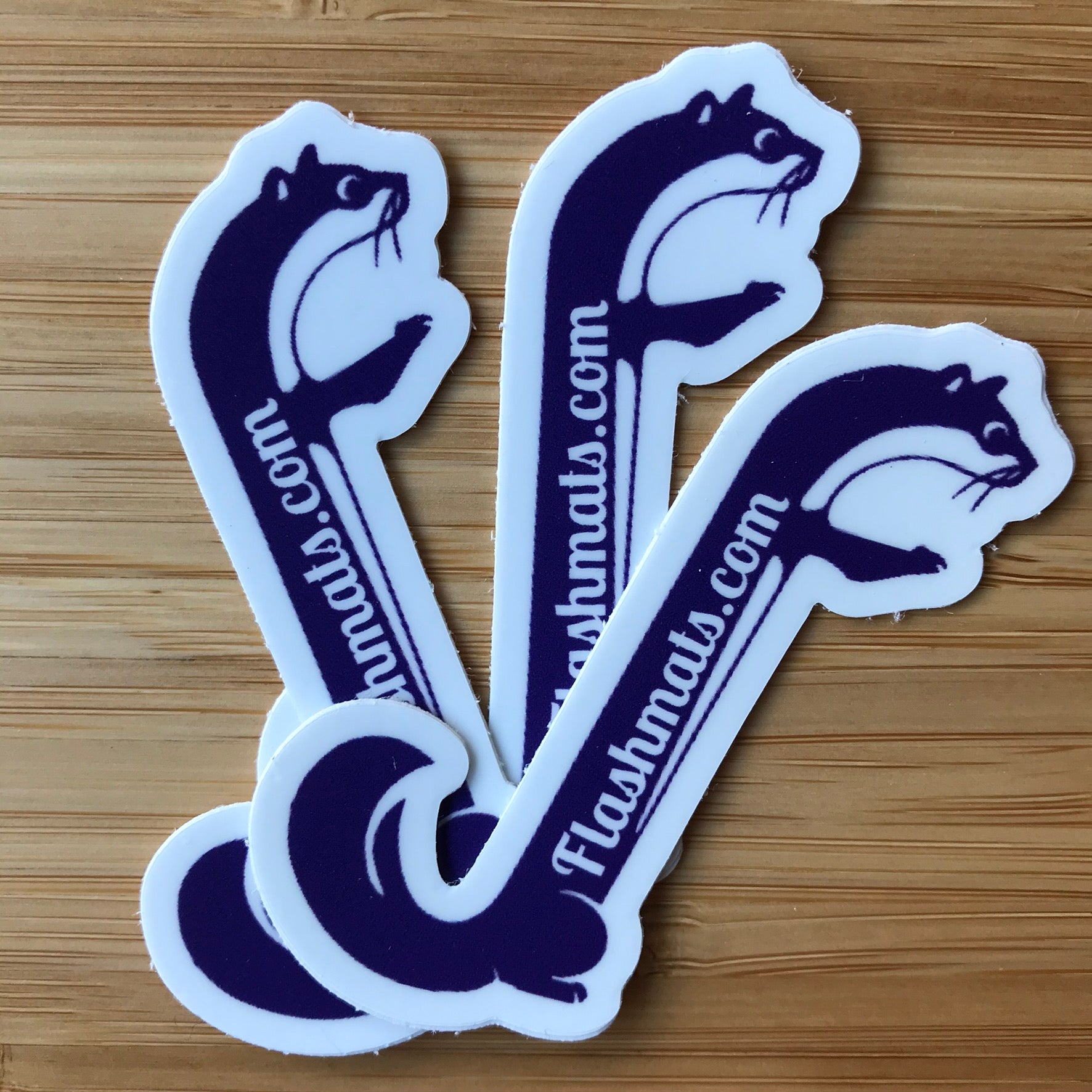Flash Otter Letterman Sticker 3-Pack