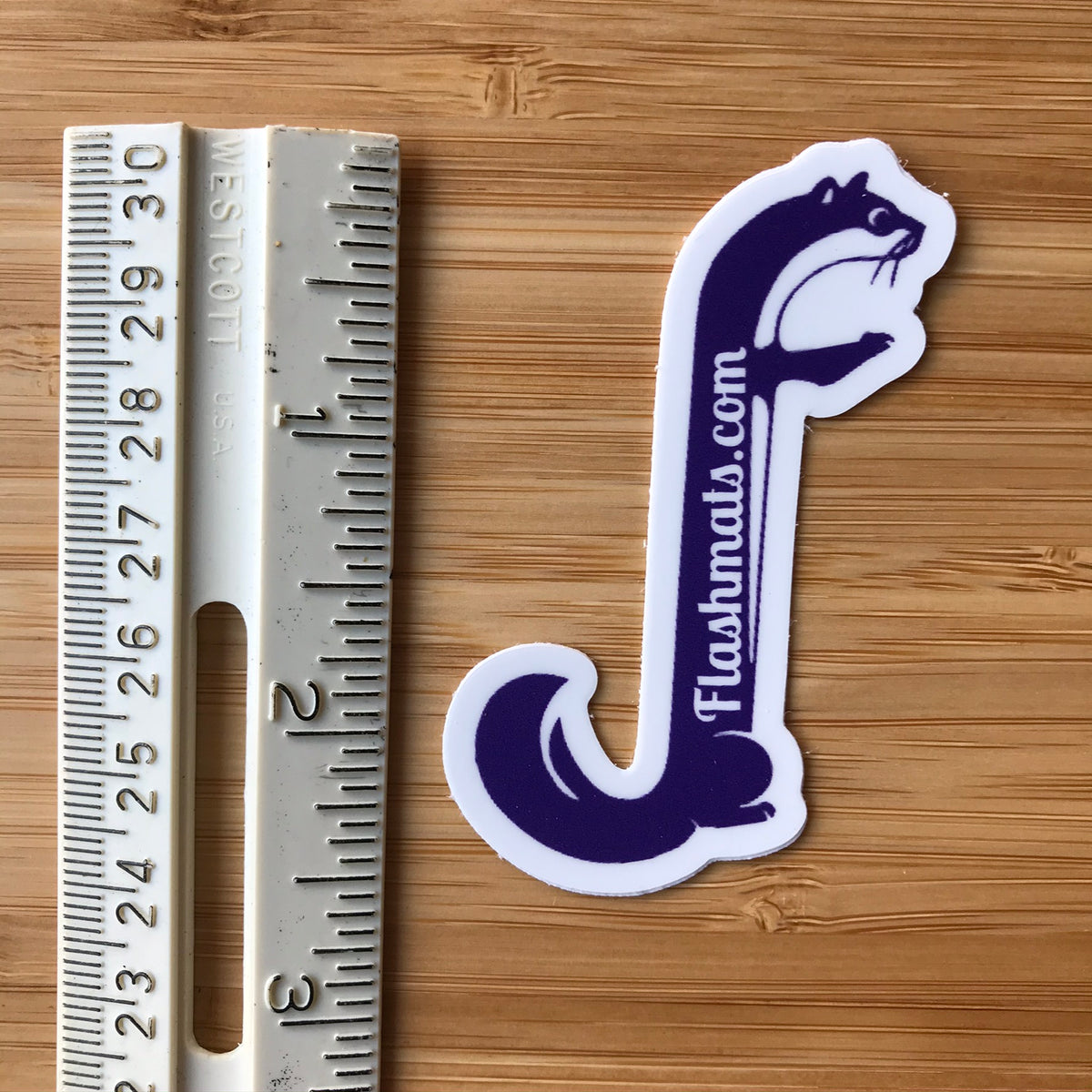 Flash Otter Letterman Sticker 3-Pack