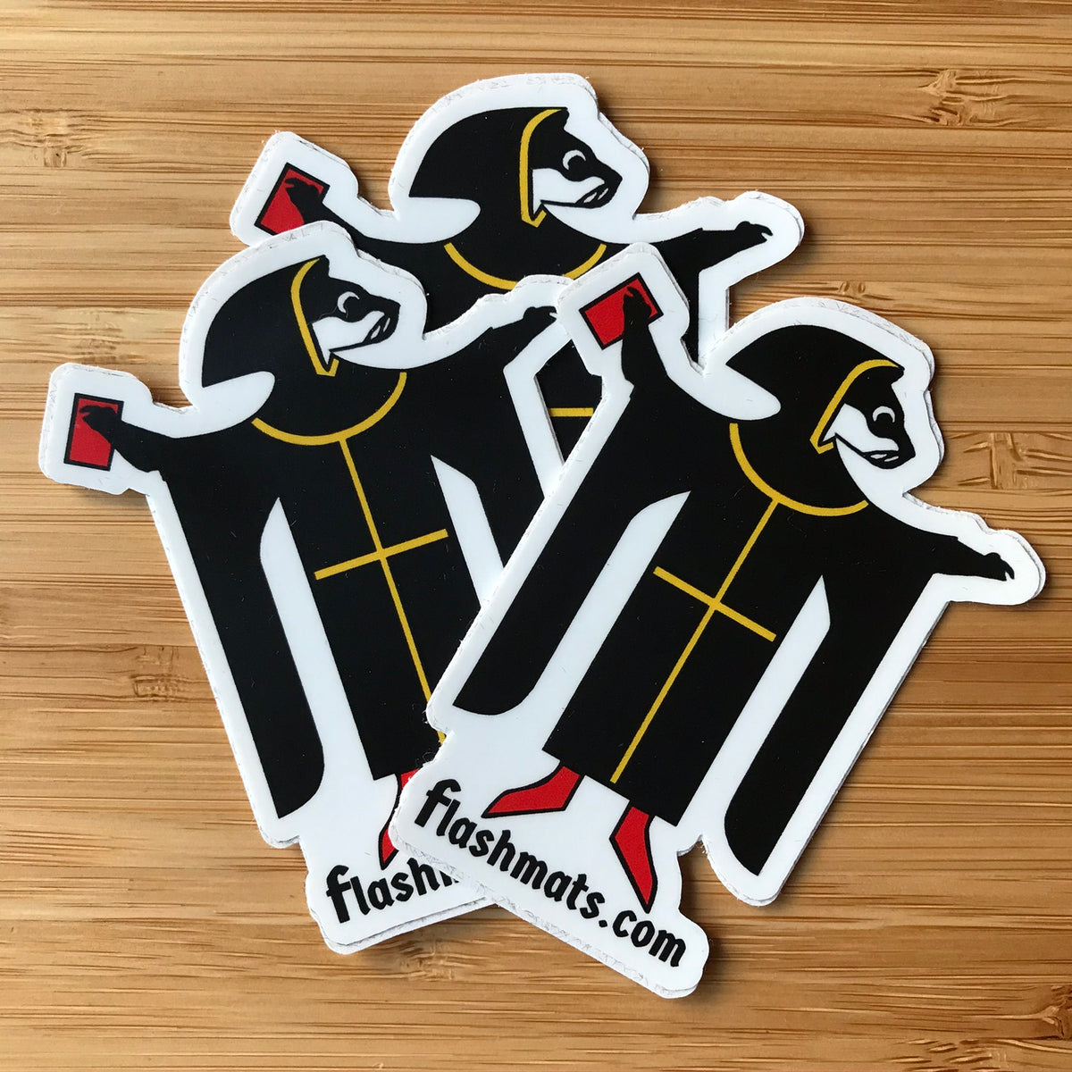Munich Otter Monk Sticker 3-Pack