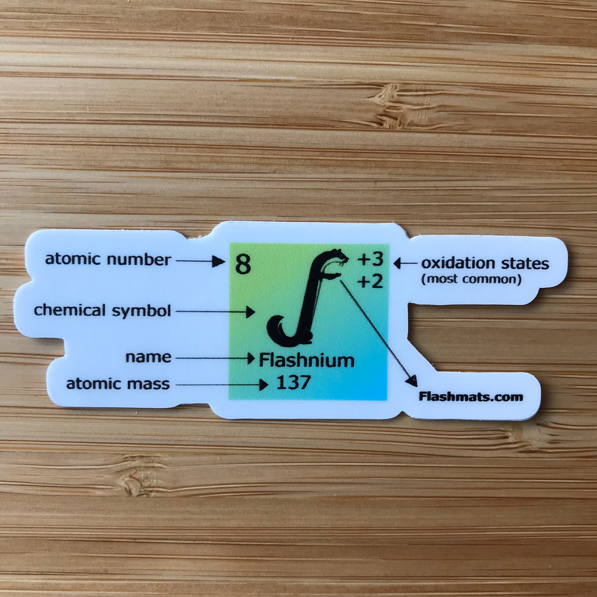 Periodic Table Legend Sticker 3-Pack