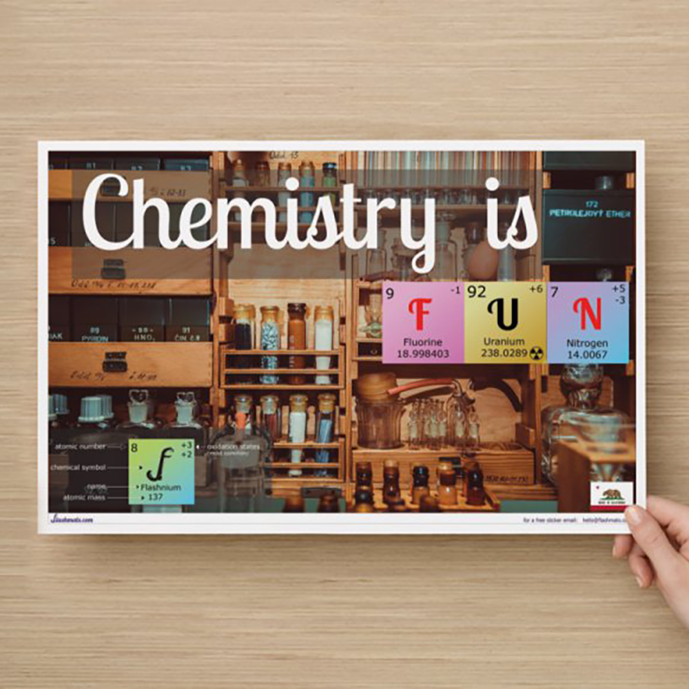 chemistry is fun placemat