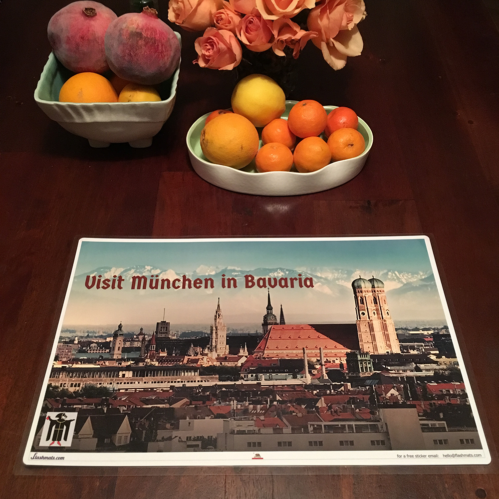 Munich Schnelltrain Network Map Placemat