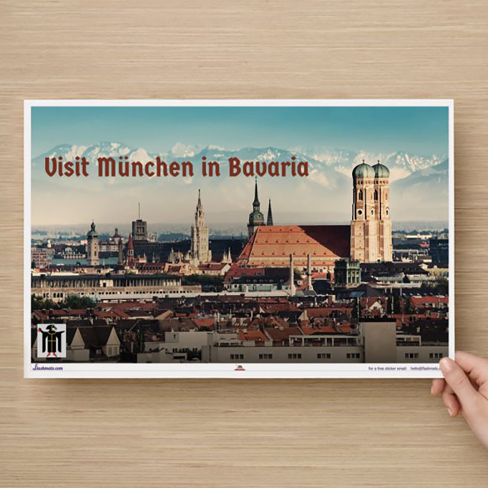 Munich Schnelltrain Network Map Placemat
